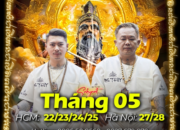 SAKYANT TRUYỀN THỐNG THÁI LAN 