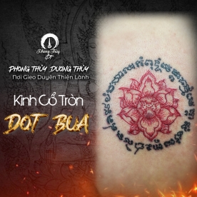 SAKYANT KINH CỔ TRÒN DOKBUA 